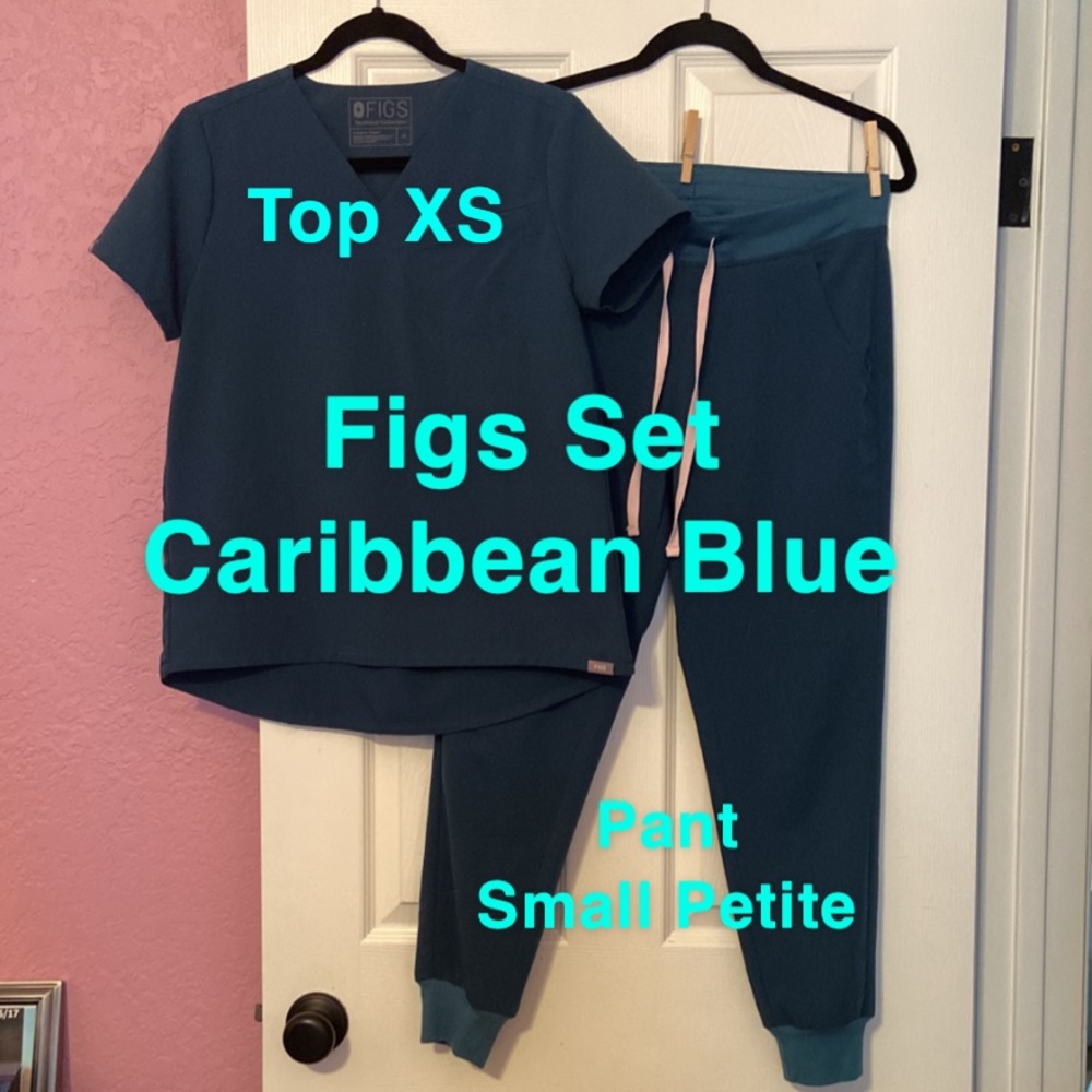 Figs Set CARIBBEAN BLUE